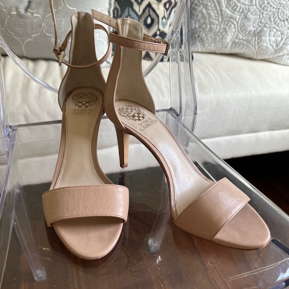 Nude Vince Camuto Heeled Sandals